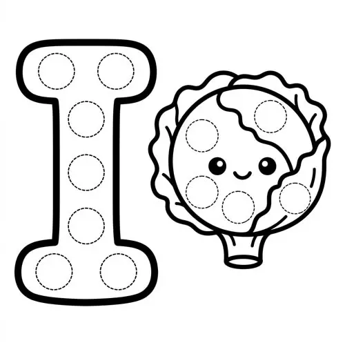 Preview of Iceberg Dot Marker Printable