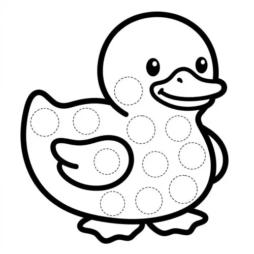 Preview of Duck Dot Marker Printable