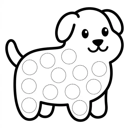 Dog Dot Marker Printable