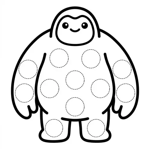 Preview of Giant Dot Marker Printable
