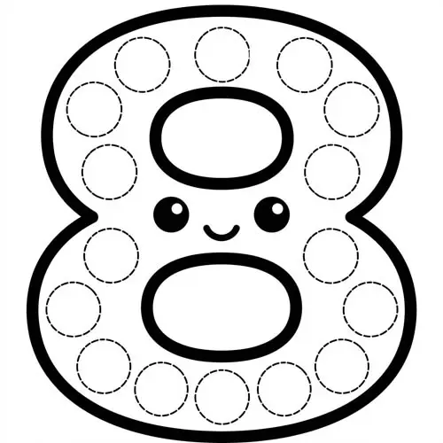 Preview of Eight Dot Marker Printable