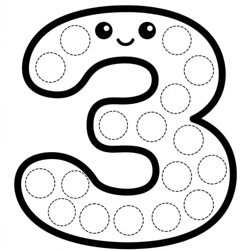 Preview of Three Dot Marker Printable